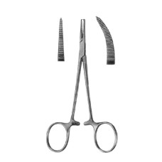 Haemostatic Forceps 1.2 Teeth Curved Halsted-Mosquito 12.5Cm