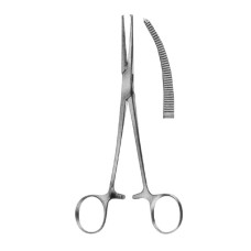 Haemostatic Forceps Curved Crile (Kocher) 16cm 1:2Teeth