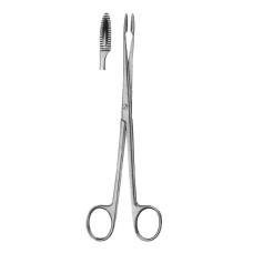 Sponge & Dessing Forceps Straight Without Ratchet 18cm
